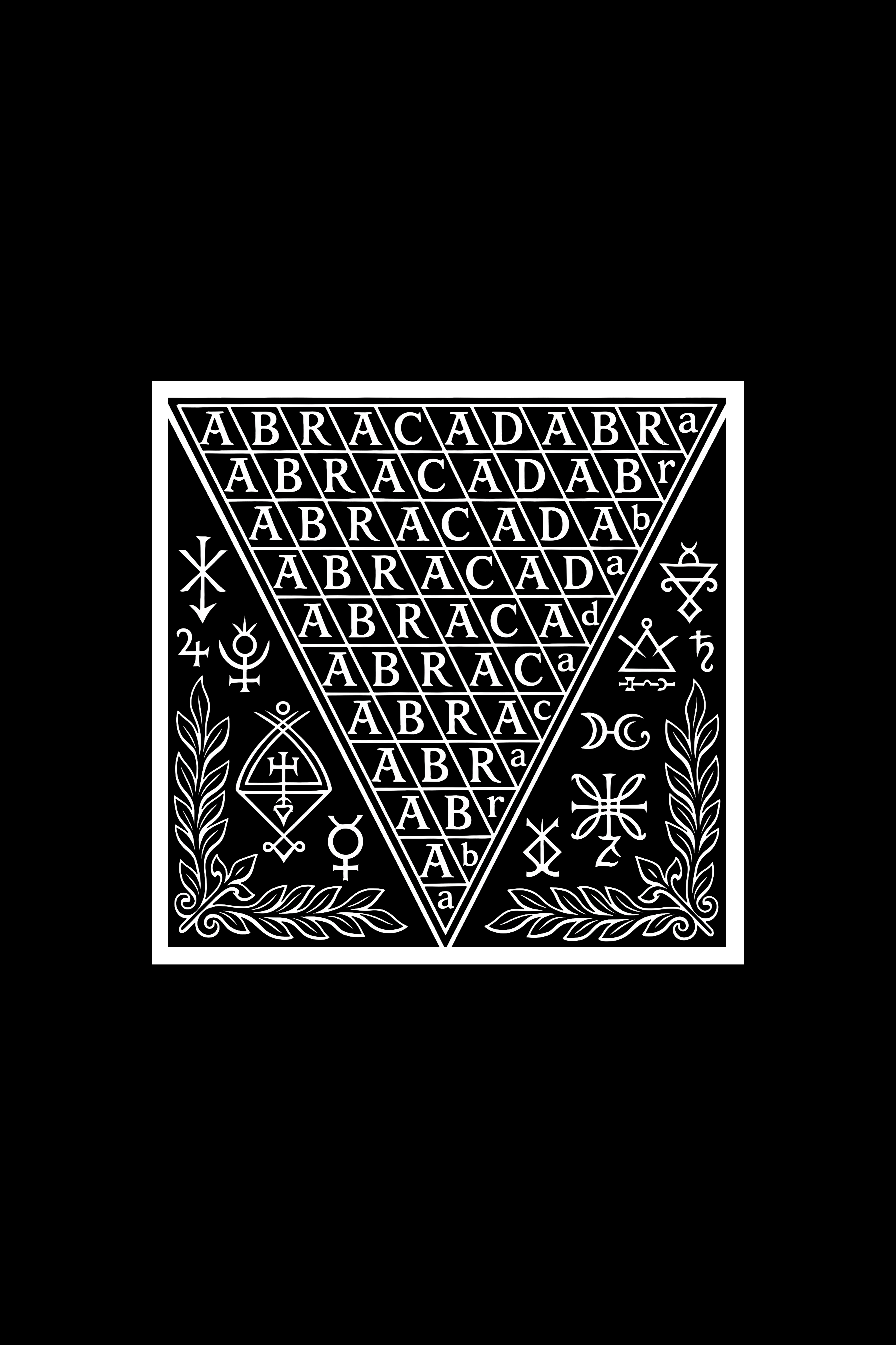 ABRACADABRA - Black T-shirt