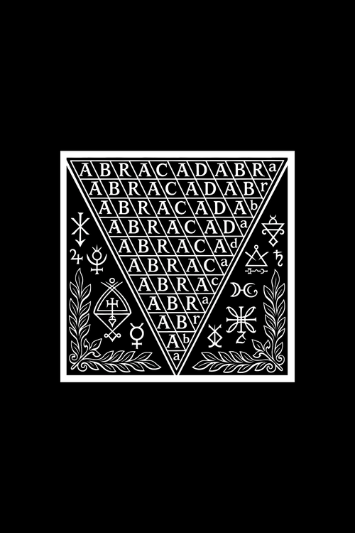 ABRACADABRA - Black T-shirt