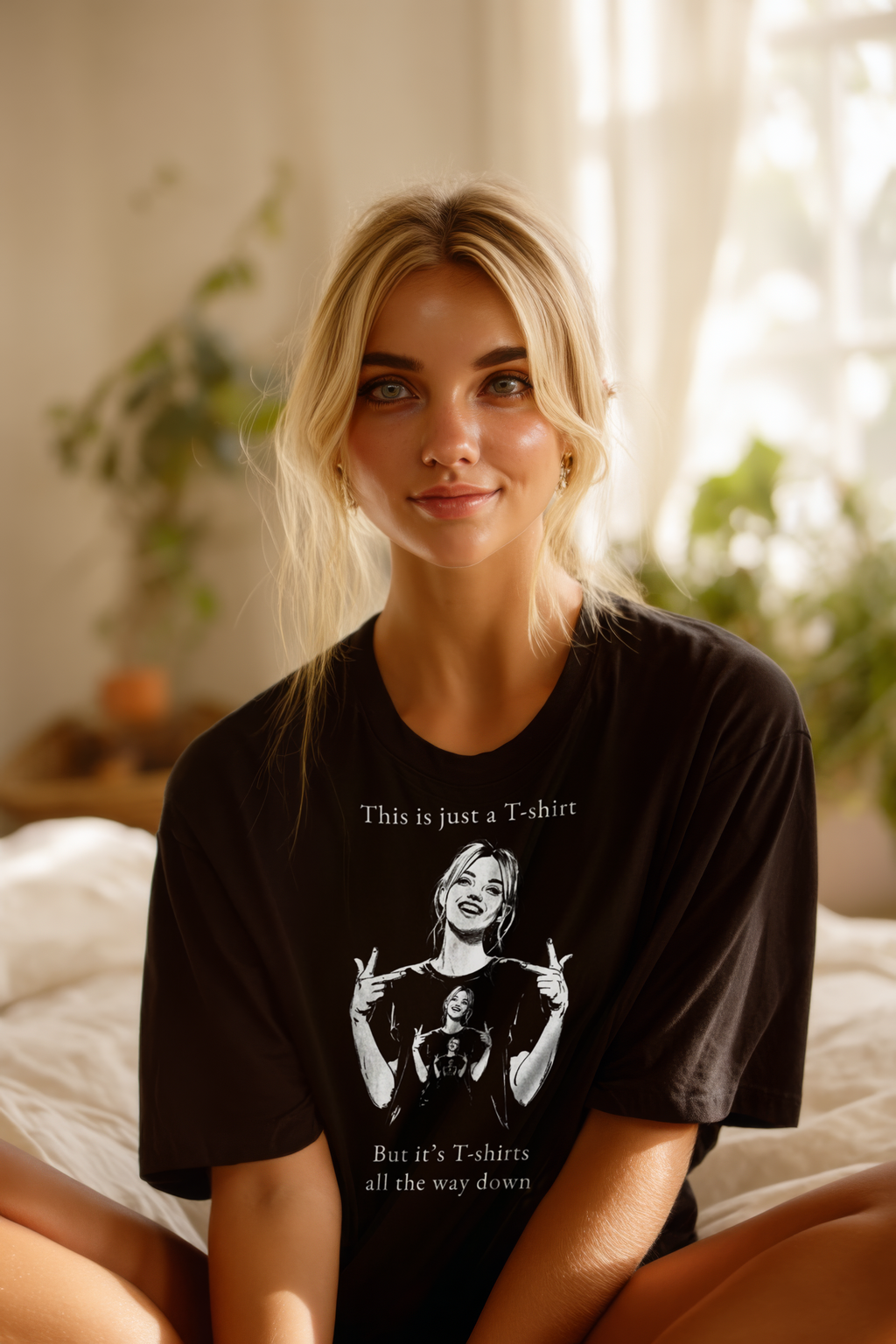 This is just a T-shirt - Black T-shirt