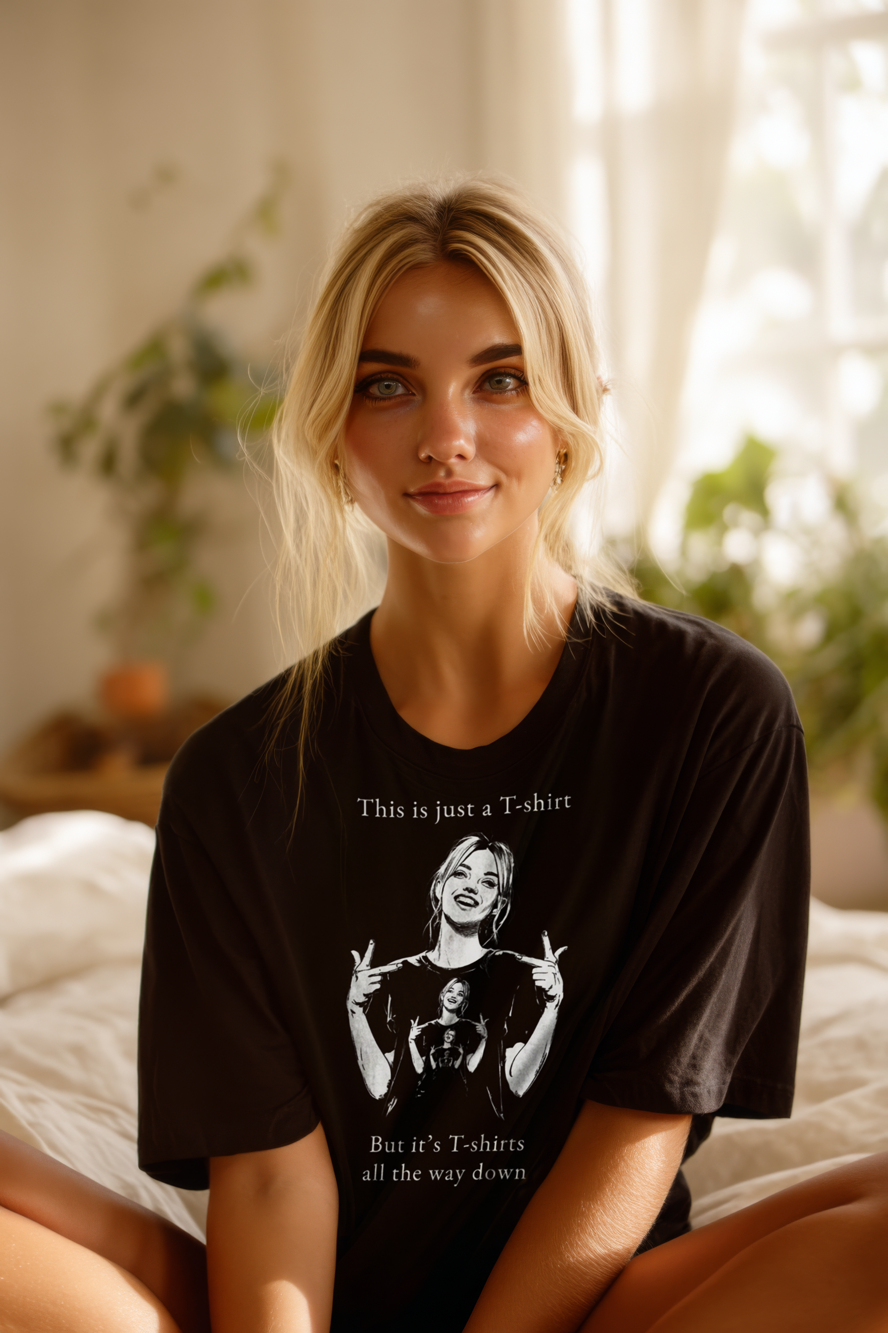 This is just a T-shirt - Black T-shirt